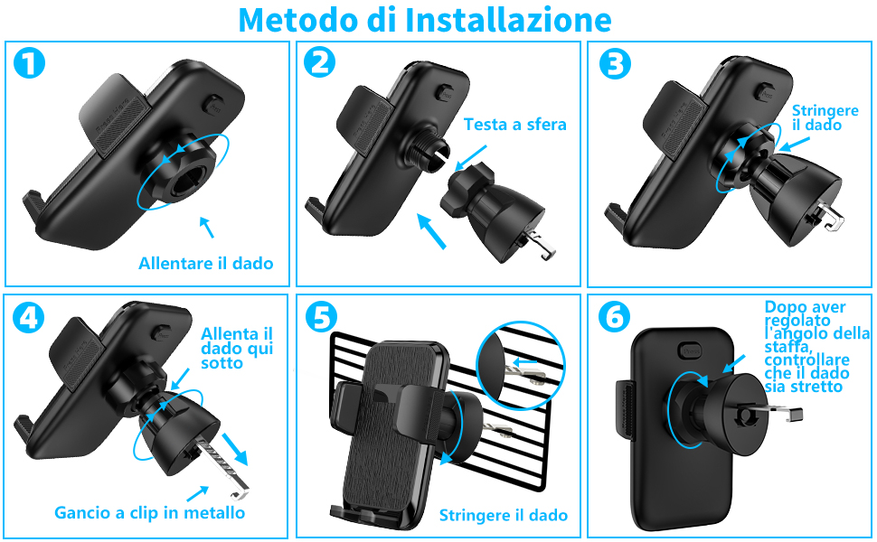 Supporto Smartphone per Auto