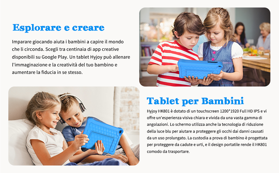 tablet per bambini