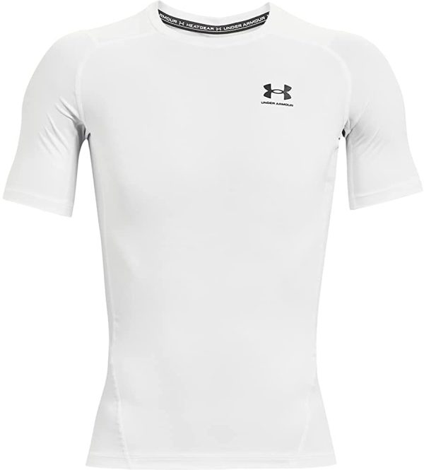 Under Armour Ua Hg Armour Comp Ss, Maglietta sportiva a maniche corte, Uomo