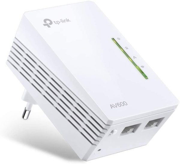 TL-WPA4220 Powerline AV600 WiFi Extender, 300 Mbps, 2.4GHz, Bianco, 15.3 x 10.2 x 9.1 cm