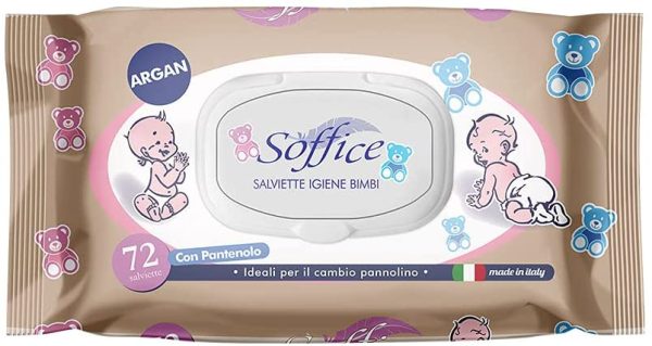 Soffice Salviette Baby Argan con Tappo 12 confezioni x 72 salviette - 370 g - immagine 4