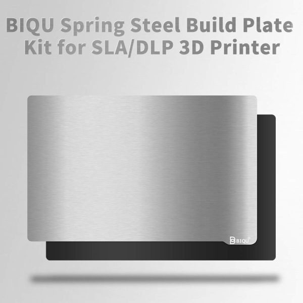 BIGTREETECH Spring Steel Build Plate per stampante 3D SLA/DLP 135 X 75 mm Sistema di costruzione flessibile per resina con adesivo magnetico per Elegoo Mars/Mars Pro, Wanhao D7, Phrozen Sonic Mini 4k - immagine 2