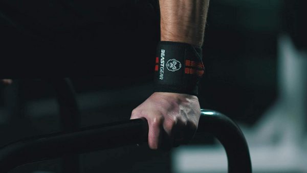 Beast Gear Fasce Polsi Palestra - Cinghie per Sollevamento Pesi e Stacchi da Terra, Uomo e Donna - Accessori Fitness - Per Bodybuilding e Powerlifting - immagine 2