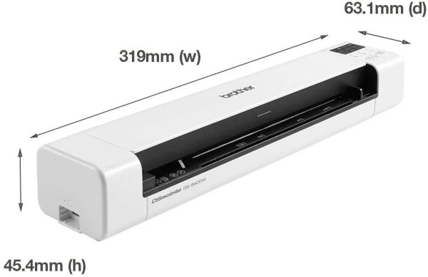 DS940DW Scanner Portatile, A4 con Wi-Fi e Duplex, Scansione su SD Card, 15 ppm B/N e Colore, Alimentazione Tramite USB o Batteria - immagine 6