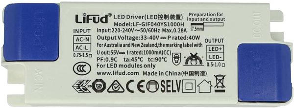 CC4460 Led Driver CC 1000mA DC 33V-40V 40W Alimentatore Corrente Costante Per Pannello Led 60X60cm - immagine 5