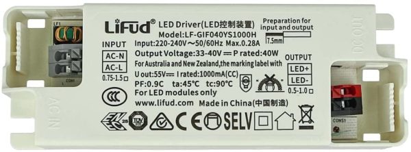 CC4460 Led Driver CC 1000mA DC 33V-40V 40W Alimentatore Corrente Costante Per Pannello Led 60X60cm - immagine 4