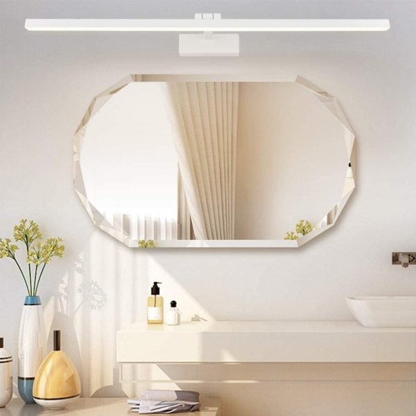 Lampada a Specchio a LED Bagno 24W 1170lm Lampada Armadio Specchio Applique da Parete Moderna Illuminazione da Bagno Bianco Caldo 3000K IP44