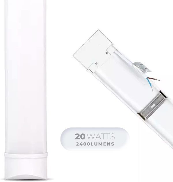 Lampada Plafoniera LED Samsung Chip 20W, Luce Bianca Fredda 6400K 2400 Lumen Ip20 - immagine 3