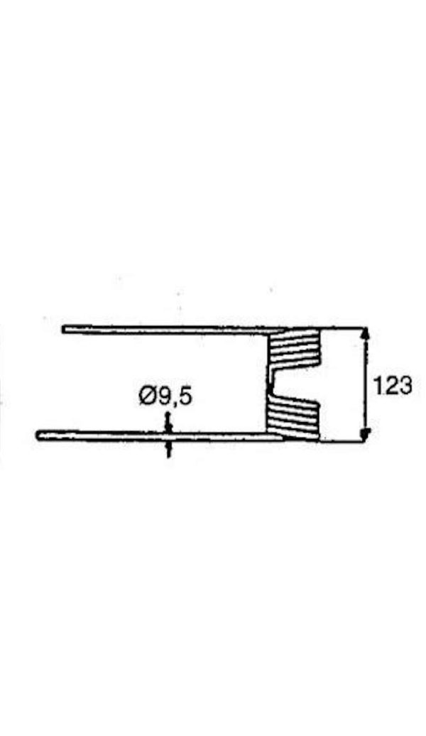 Agrispring - 10 x Dente Molla Per Krone, Dente Spandivoltafieno 1530151 - Avorio Chiaro - immagine 3