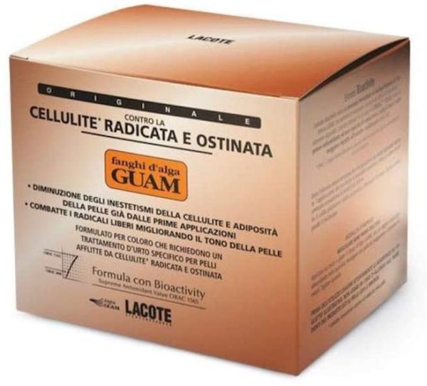 Guam Fanghi D'alga Guam Cellulite Radicata E Ostinata, Arancione, 500 Grammo - immagine 5