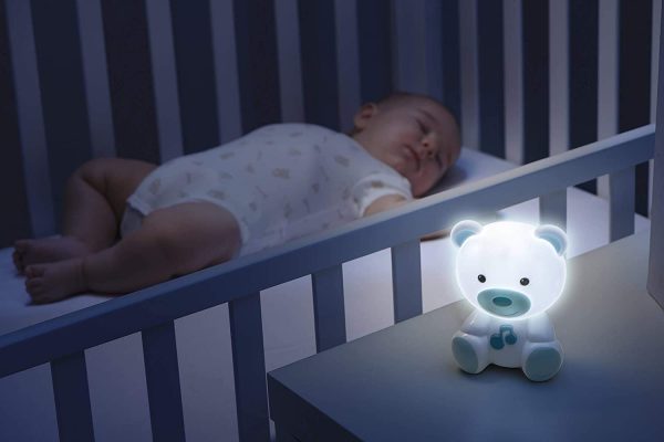 Chicco Luce Notte Orsetto, Azzurro, 0 mesi + - immagine 3