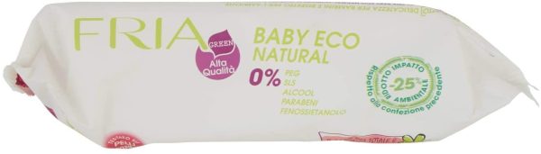 Fria Salviette Green Baby Eco, 80 Pezzi - immagine 2