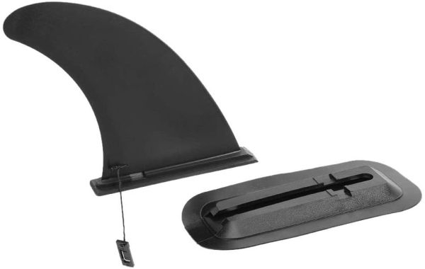 Regun Pinna Laterale, PVC Staccabile Stand Up Paddle Board Tavola da Surf Stabilit?? Pinna Long Board Center Fin - immagine 2