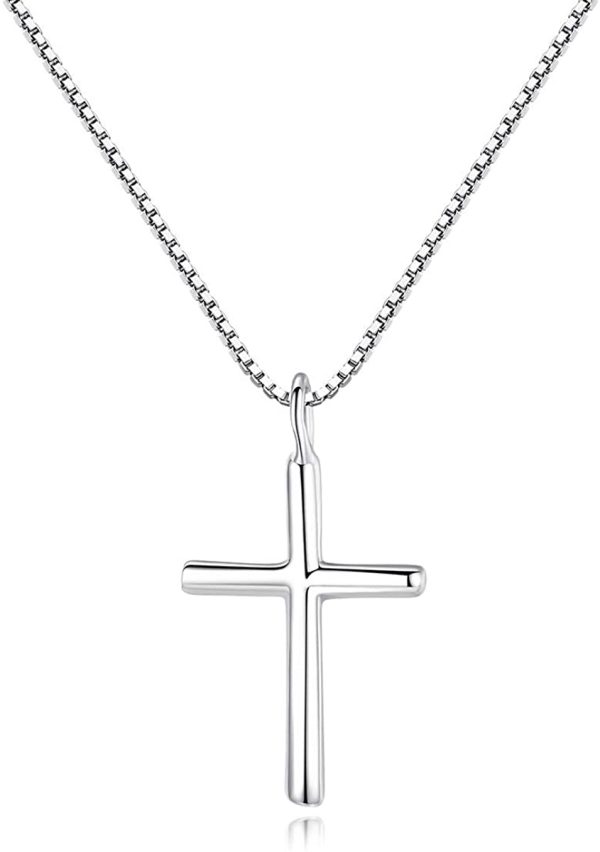 Bo&Pao Collana Donna con ciondolo Croce Religione in Argento 925, 45 cm, regolabile - immagine 5