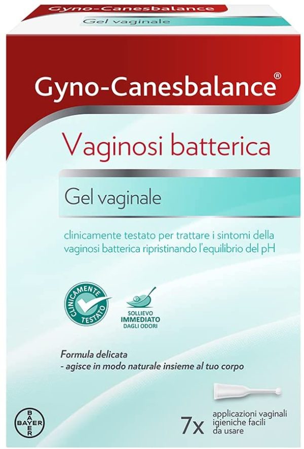 Gyno-Canesbalance Contro La Vaginosi Batterica, 7 Flaconcini Applicatori Igienici Monouso 5 Milliliter - immagine 3