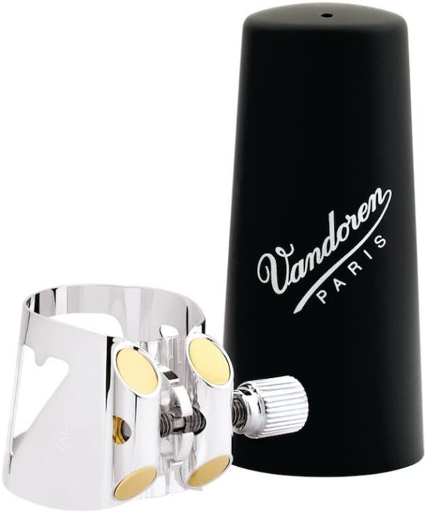 Vandoren Lc01P Legatura Per Clarinetto  & Vmc6 Salvabocchino Da 0.35 Mm, Trasparente - immagine 3