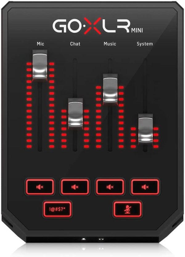 TC Helicon GoXLR, mini mixer di trasmissione online con interfaccia audio/USB e preamplificatori midas - immagine 3