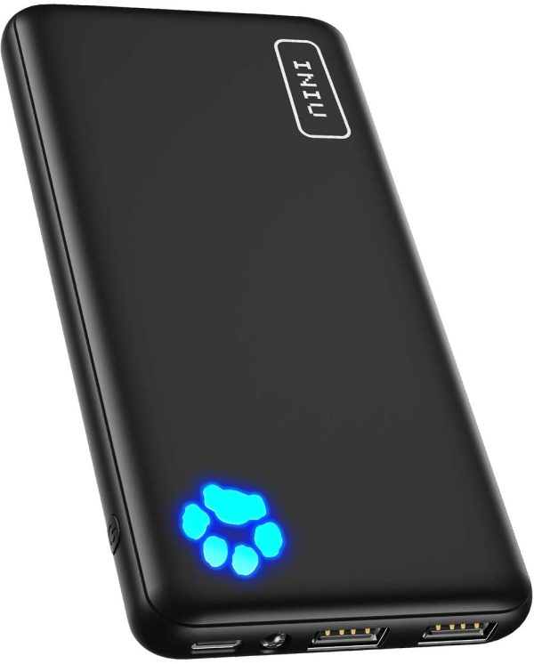 Power Bank,  Ultra Sottile & Leggero Powerbank 10000mAh Doppia Uscita 3A ad Alta Velocità, Porta USB C da Esterno Caricatore Portatile di Torcia per iPhone Samsung Huawei Xiaomi ECC.[2022 Version] - immagine 3