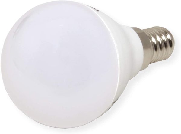 Lampadina LED 5.5W, Miniglobo P45 Chip Samsung Pro Attacco E14 - immagine 3