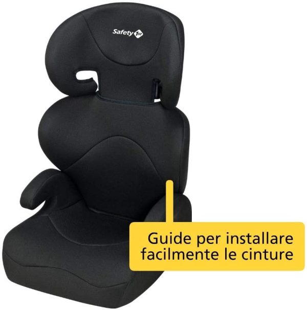 Safety 1st Road Safe Seggiolino Auto 15-36 kg, Gruppo 2/3, Per Bambini da 3.5 a 12 Anni, Reclinabile e Facile da Installare, Nero (Full Black) - immagine 4