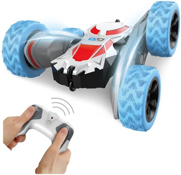 Macchina Telecomandata,Auto Telecomando 360?? Rotazione Acrobatica RC Stunt Car,4WD Telecomandate/2.4GHZ Macchina Radiocomandata per 6 Anni Bambini Giocattoli