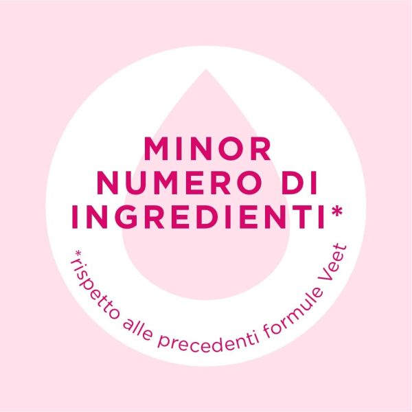 Veet Crema Depilatoria Pelli Sensibili, per Gambe, Braccia, Ascelle e Zona Bikini, 400 ml - immagine 6