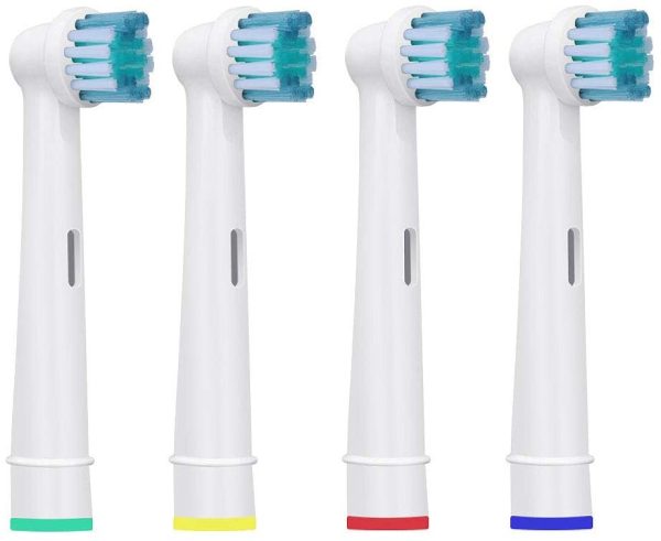 Testine Spazzolino Elettrico Compatibile con Oral B - Adatto Spazzolini Elettrici Oral B Sensitive, Cross Action, Professional Care, Vitality, ecc - Di HSYTEK - immagine 3