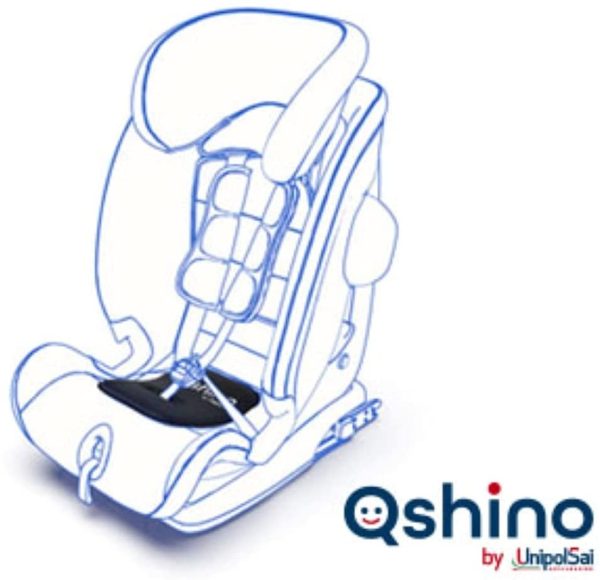 Qshino By Unipolsai Assicurazioni Dispositivo Antiabbandono Universale Per Seggiolini Auto, Bluetooth, Blu, 133 gr - immagine 6