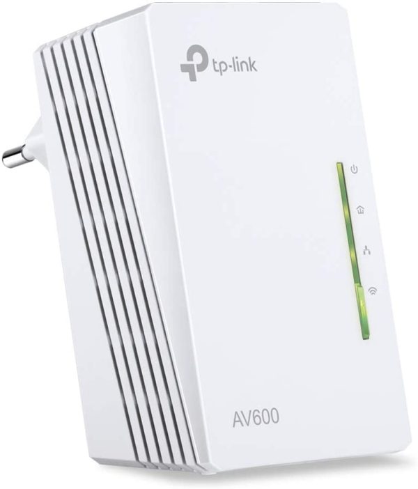 TL-WPA4220 Powerline AV600 WiFi Extender, 300 Mbps, 2.4GHz, Bianco, 15.3 x 10.2 x 9.1 cm - immagine 3