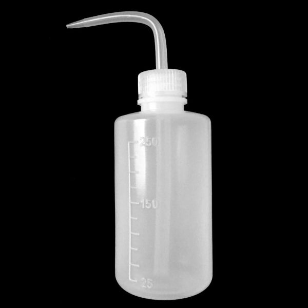 Bottiglie di sicurezza per prodotti igienici, strizzabili, beccuccio stretto, in plastica, 2 pezzi, 250ml/250ml, 2