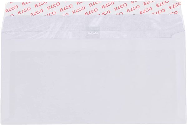 ELCO - Formato DL n. 60281, 500 buste da lettera, senza finestrella, colore: bianco - immagine 3