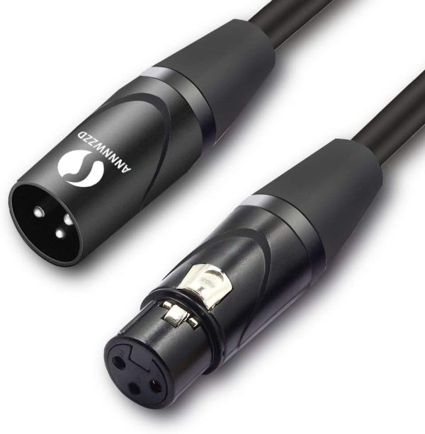 Cavo XLR Bilanciato,Cavo per Microfono Professionale,XLR maschio a XLR femmina (1M) - immagine 2