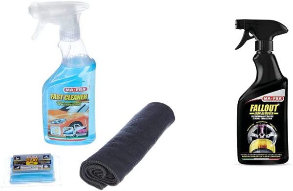 Mafra, Kit Reg??nera Carrozzeria, Trattamento Completo per Parti Esterne di Auto E Moto & H0961 Fallout Iron Remover, Decontaminante Rapido, Elimina I Residui Ferrosi - immagine 4