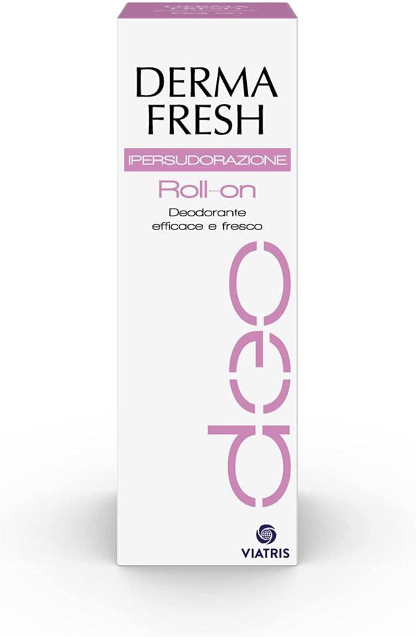 Dermafresh Ipersudorazione Roll-On Deodorante Fresco No Alcol e Conservanti per Regolare la Sudorazione Corporea in Eccesso - 75 ml - immagine 3