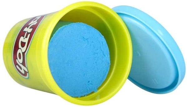 Play-Doh-E4827F02 Set da 12 Vasetti, Colore Blu, E4827F02