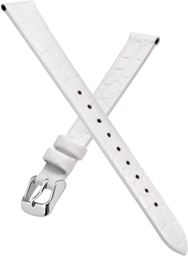 BISONSTRAP Cinturini per Orologi Donna, Cinturino di Ricambio Morbidi con Fibbia Iucida, 10mm 12mm 14mm 16mm 18mm 19mm 20mm - immagine 6