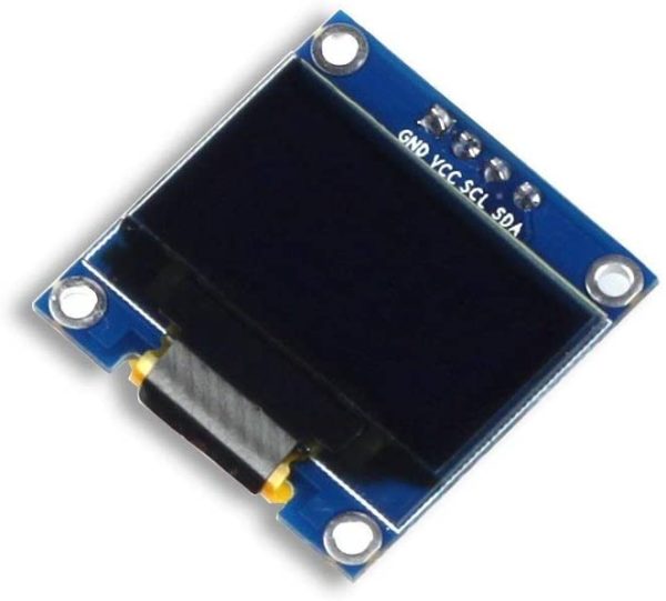 0.96 pollici Modulo OLED 12864 128x64 Blue White Driver I2C Serial Display Board auto-luminoso per Arduino Raspberry PI - immagine 3