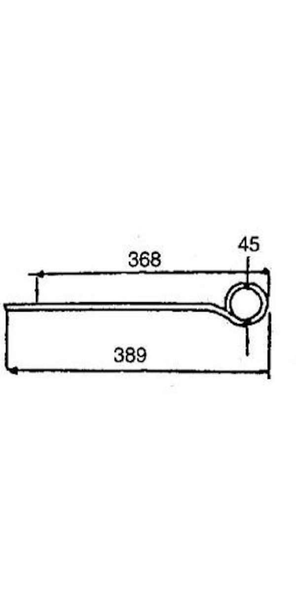 Agrispring - 10 x Dente Molla Per Krone, Dente Spandivoltafieno 1530151 - Avorio Chiaro - immagine 4