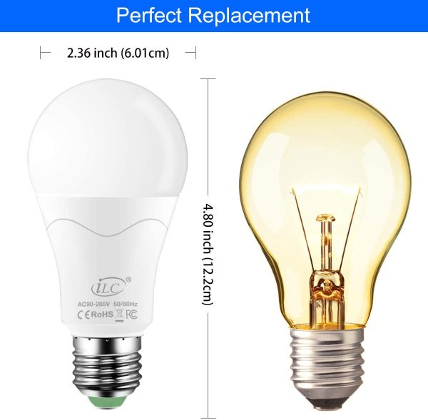 iLC 85W Equivalente Lampadine Colorate Led RGBW Cambiare colore Lampadina E27 Edison RGB LED Lampadine Led a Colori Dimmerabile Telecomando Incluso - immagine 7