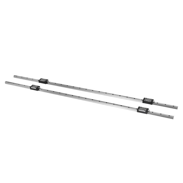 VEVOR HGH20 Guida Lineare, Set di Guide per Cuscinetti Lineari con 4 Supporti e 2 Alberi di Guida da 1500 mm, Guida Lineare in Acciaio Inox,Ideale per Fresatrici con Cuscinetto Portablocco - immagine 7