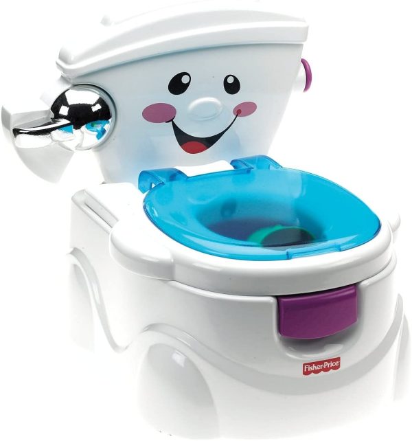 Fisher-Price La Mia Prima Toilette, Vasino per Bambini con 2 Diverse modalit?? di Utilizzo e Tanti Dettagli Realistici, P4328 - immagine 2