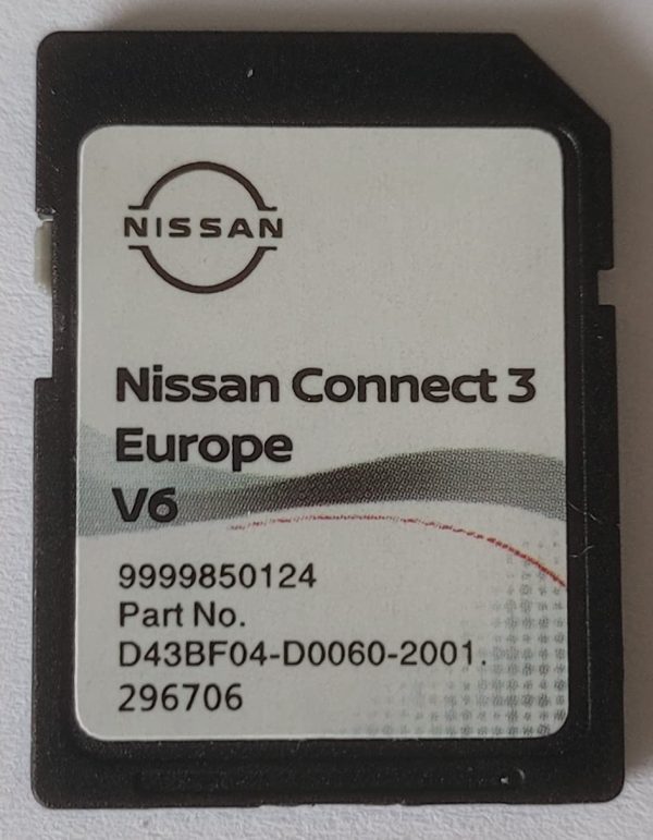 Scheda SD GPS Europa 2021 v6 ?C Nissan Connect 3 LCN2 ?C (Q1.2020) ?C D43BF04-D0060-2001