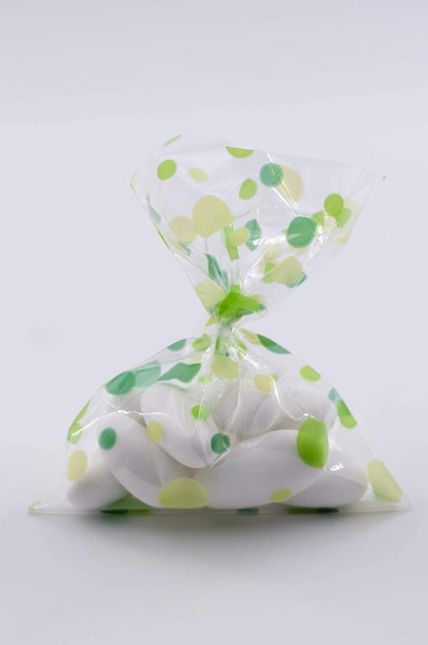 Buste (Sacchetti) Trasparenti per Alimenti Bubbles 50 pz, Polypropylene, Verde, 9x12,5cm - immagine 5