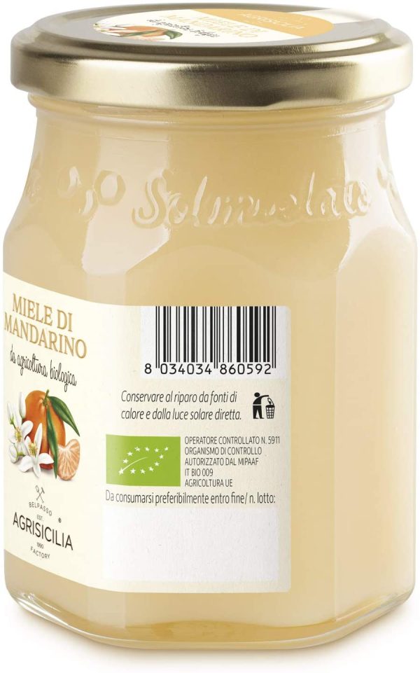 Agrisicilia Miele Di Mandarino Da Agricoltura Biologica - 300 g - immagine 2