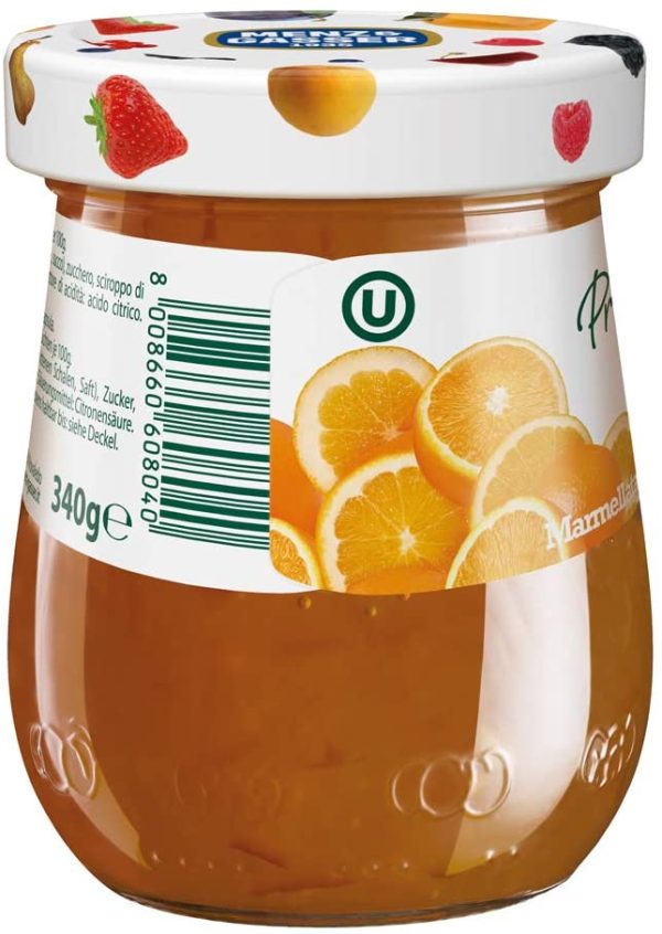 Menz&Gasser Marmellata Extra di Arance Prima Frutta - Marmellata con Frutta di Alta Qualità, 1 Vaso x 340 g - immagine 2