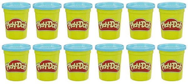 Play-Doh-E4827F02 Set da 12 Vasetti, Colore Blu, E4827F02 - immagine 3