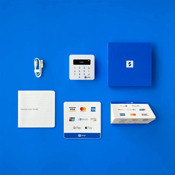 Lettore di carte SumUp Air per pagamenti con carta di debito, credito, Apple Pay, Google Pay. Dispositivo portatile contactless - avvicina soltanto la carta, il telefono o in modalit?? Chip & Pin - immagine 5