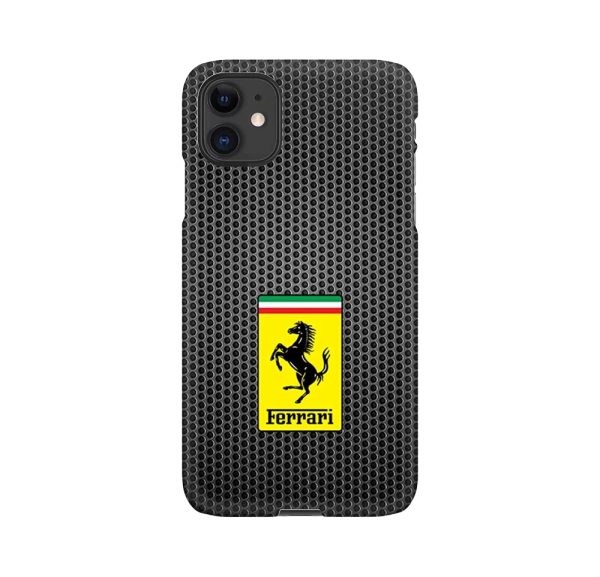 Carbon Ferrari cover per iPhone 13,12mini, 12, 12 pro, 12 pro max, 11, 11 pro, 11 pro max, XS, X, X max, XR, SE, 7+, 8, 7, 6+, 6, 5