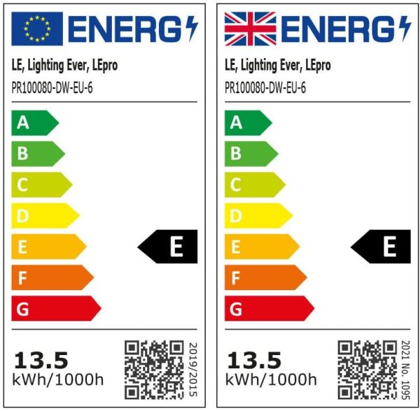 Lampadina LED E27 1521 lumen, 13.5W Equivalenti a 100W, Luce Bianca Fredda 6500K, LED Lampadina Super Luminosa, Risparmio Energetico, Angolo di Raggio 200°, Nessuno Sfarfallio, Pacco da 6 Pezzi - immagine 6