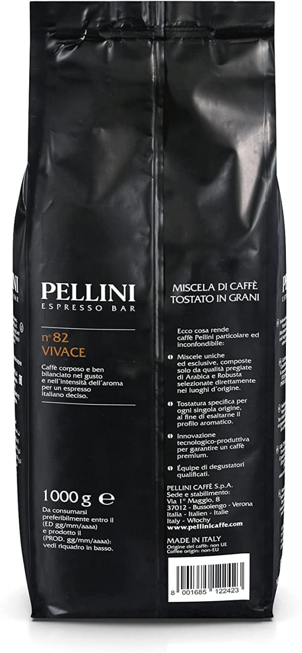 Pellini Espresso Bar Miscela di Caff?? in Grani, 1000g - immagine 3